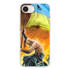 Чохол з картинкою (Патріотичний КОЗАК) на iPhone 16е (Сильний КОЗАК)