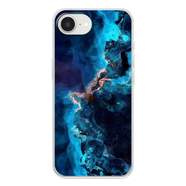 Чехол с рисунком «Синий мрамор» для iPhone 16e