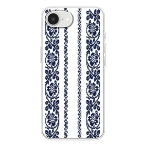 Силіконовый Чохол на iPhone 16е з картинкой Вишиванки (Синя вишиванка)