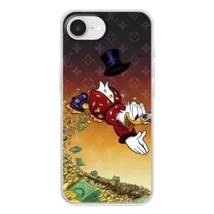 Силиконовый чехол для iPhone 16е (Скрудж Луи Виттон)