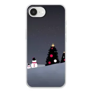 Чехлы на Новый Год iPhone 16е (Снеговички)