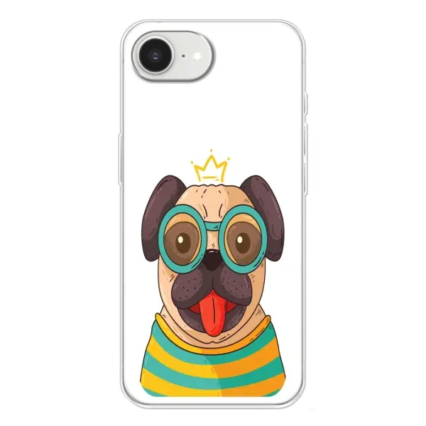 Чехол с рисунком «Собака Король» для iPhone 16e Чехол с рисунком «Собака Король» для iPhone 16e