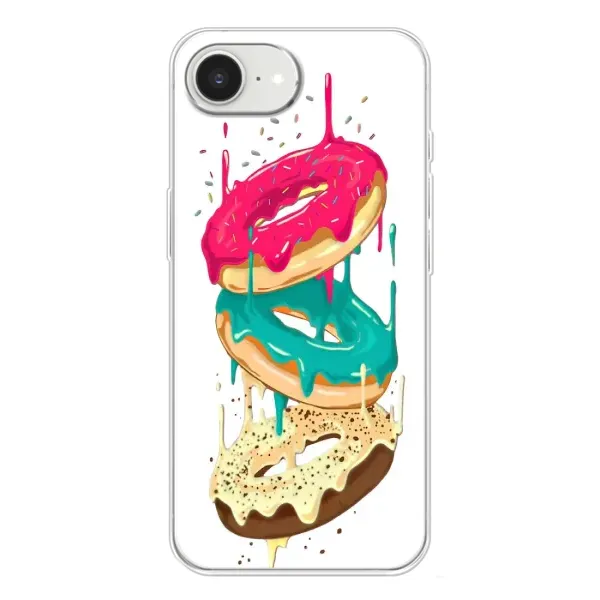 Чехол с рисунком «Сочные пончики» для iPhone 16e Чехол с рисунком «Сочные пончики» для iPhone 16e