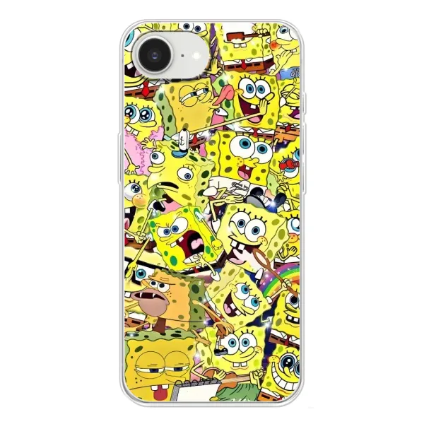 Чехол с рисунком «Спанч Боб Арт» для iPhone 16e