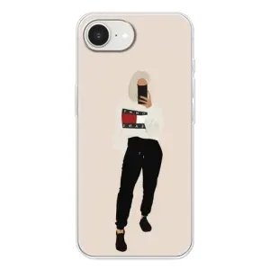 Силіконовый Чохол на iPhone 16е з картинкой Модных девушек (Стильна)