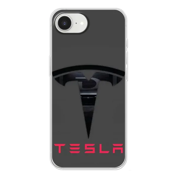 Чехол с рисунком «Logo TESLA» для iPhone 16e Чехол с рисунком «Logo TESLA» для iPhone 16e