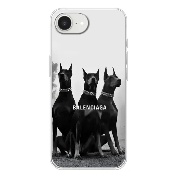 Чехол с рисунком «Три добермана» для iPhone 16e