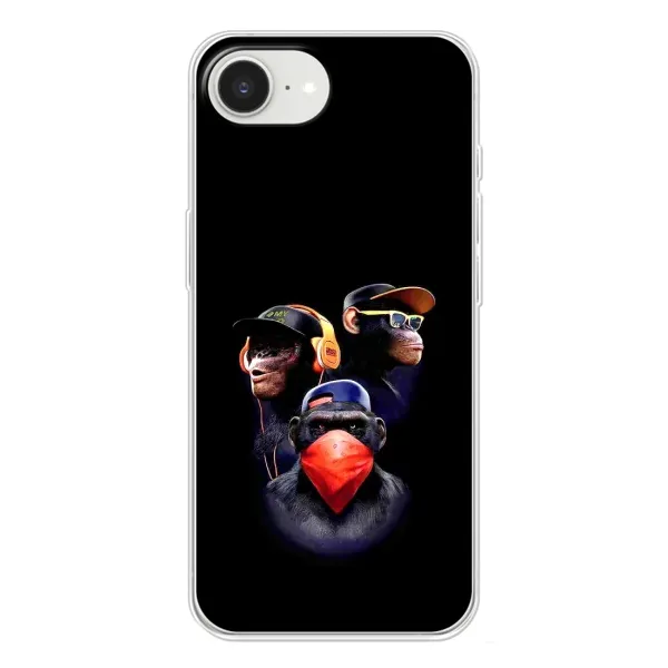 Чохол з малюнком «Три обізяни» для iPhone 16e