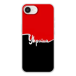 Чехлы УПА (Красно-Чёрный) на iPhone 16е (Украина УПА)