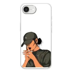Силіконовый Чохол на iPhone 16е з картинкой Модных девушек (У зеленому)
