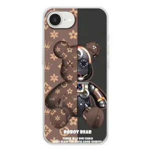 Силиконовый чехол для iPhone 16е (Медмедь Луи Виттон)