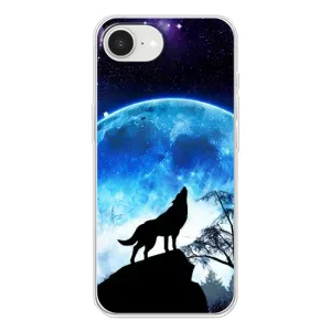Чохол з Вовком на iPhone 16е (Виє на місяць)