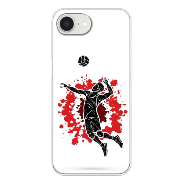 Чехол с рисунком «Волейболист» для iPhone 16e