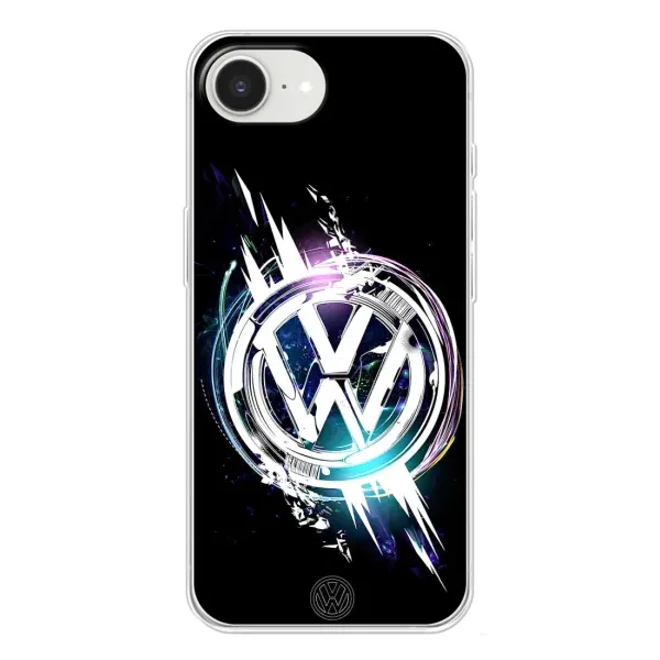 Чехол с рисунком «Volkswagen на черном» для iPhone 16e Чехол с рисунком «Volkswagen на черном» для iPhone 16e