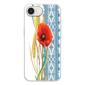 Силіконовый Чохол на iPhone 16е з картинкой Вишиванки (Вишиванка з квіткою)