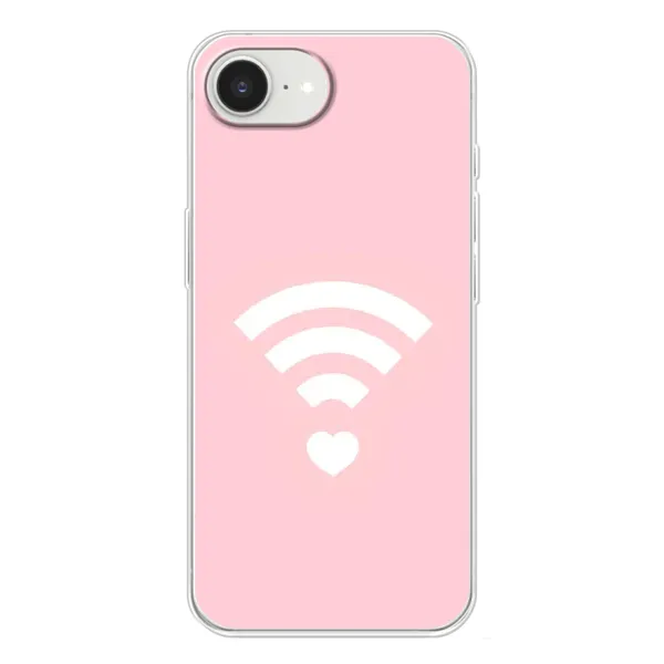 Чехол с рисунком «WiFi Love» для iPhone 16e Чехол с рисунком «WiFi Love» для iPhone 16e