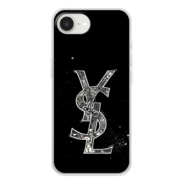 Чехол с рисунком «YSL» для iPhone 16e