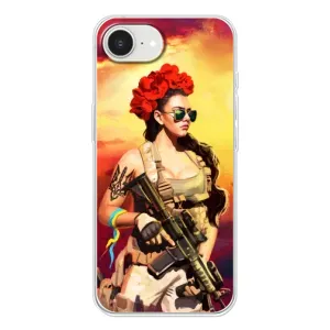 ЗСУ Чохли (TPU) для iPhone 16е (Жінка солдат)