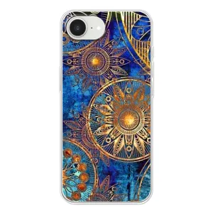 Чехлы со смыслом для iPhone 16е (Золотые узоры)