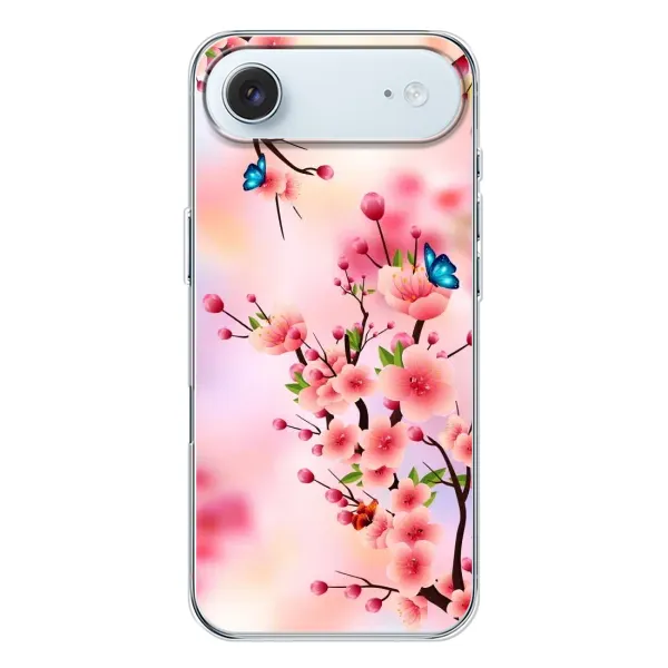 Чехол с рисунком «Бабочки на сакуре» для iPhone 17 Air Чехол с рисунком «Бабочки на сакуре» для iPhone 17 Air