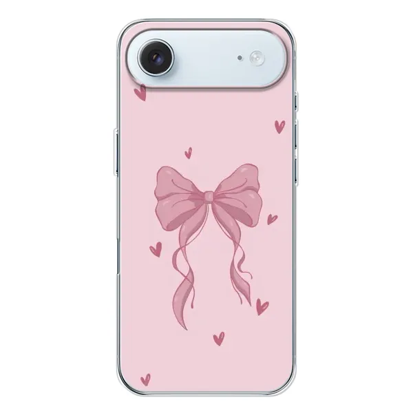 Чехол с рисунком «Бант на розовом» для iPhone 17 Air Чехол с рисунком «Бант на розовом» для iPhone 17 Air