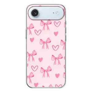 Чехол банты для iPhone 17 Air (Бантики и сердечки)