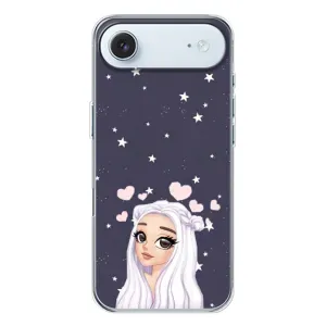Чехол Стильные девушки на iPhone 17 Air (Девушка и сердечки)