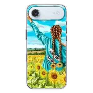 Чехол Стильные девушки на iPhone 17 Air (Девушка на поле)