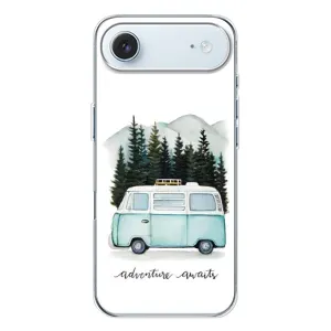 Силиконовый бампер с картинкой машины на iPhone 17 Air (Домик на колесах)