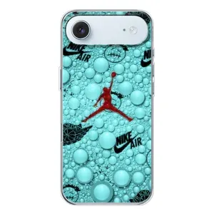 Силиконовый Чехол Nike Air Jordan на Айфон 17 Эир (Джордан Найк)