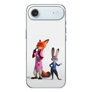 Силиконовый чехол с принтом Зоотрополіс для iPhone 17 Air (Джуди и Ник)