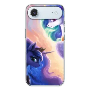 Чехол Unicorn на iPhone 17 Air (Единорожки на тучках)