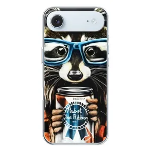Силиконовый Чехол с Енотами на iPhone 17 Air (Енот в очках)