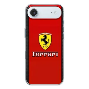 Силиконовый бампер с картинкой машины на iPhone 17 Air (Ferrari Logo)