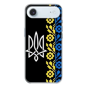 Силиконовый Чехол на iPhone 17 Air (Герб и вышыванка)