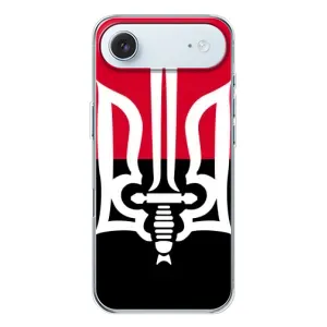 Чохли УПА (Червоно-Чорний) на iPhone 17 Air (Герб України)
