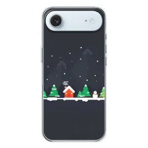 Силиконовый бампер на рождество для iPhone 17 Air (Город зимний)