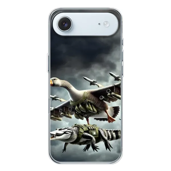Чехол с рисунком «Гусини и крокодило» для iPhone 17 Air Чехол с рисунком «Гусини и крокодило» для iPhone 17 Air