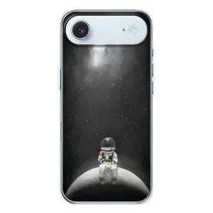 Силіконовый Чохол з принтом "Космонавти" на iPhone 17 Air (Космонавт романтик)