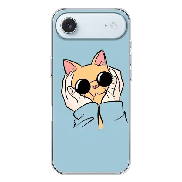 Чехол с рисунком «КОТИК в очках» для iPhone 17 Air Чехол с рисунком «КОТИК в очках» для iPhone 17 Air
