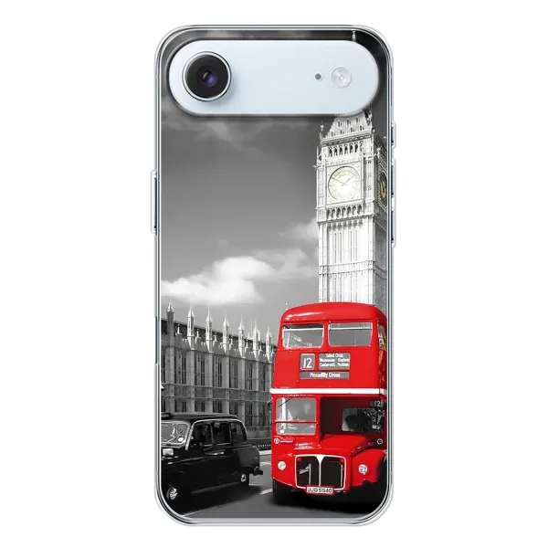 Чохол з малюнком «Червоний автобус» для iPhone 17 Air