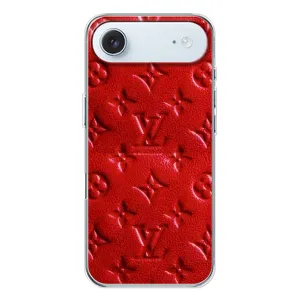 Текстурний Чохол Louis Vuitton для Айфон 17 Еір (Червоний ЛВ)