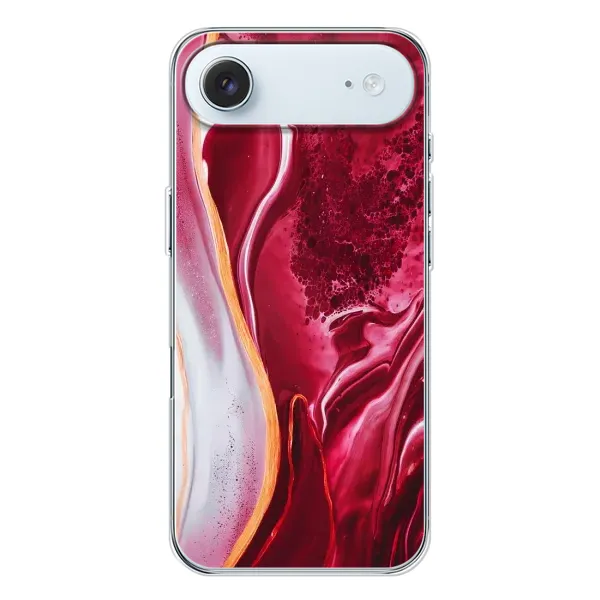 Чехол с рисунком «Красный мрамор» для iPhone 17 Air Чехол с рисунком «Красный мрамор» для iPhone 17 Air