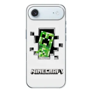Чехлы для iPhone 17 Air (Персонажи Майн Крафт) (Крипер)