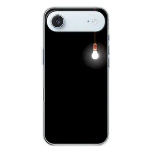 Чехол с картинками на черном фоне для iPhone 17 Air (Лампочка)