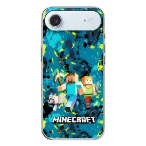 Чехлы для iPhone 17 Air (Персонажи Майн Крафт) (Майнкрафт)