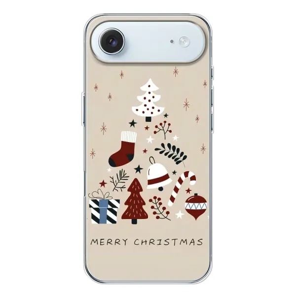 Чехол с рисунком «Merry Christmas» для iPhone 17 Air Чехол с рисунком «Merry Christmas» для iPhone 17 Air
