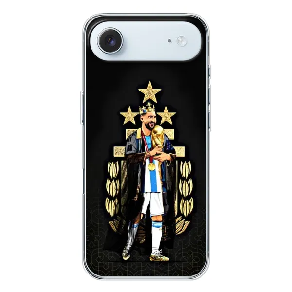 Чехол с рисунком «Месси король» для iPhone 17 Air Чехол с рисунком «Месси король» для iPhone 17 Air