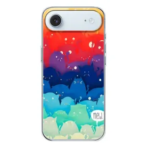 Силиконовый чехол с котиком для iPhone 17 Air (Mew)