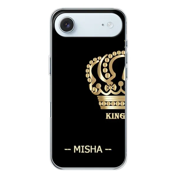 Чехол с рисунком «MISHA» для iPhone 17 Air Чехол с рисунком «MISHA» для iPhone 17 Air
